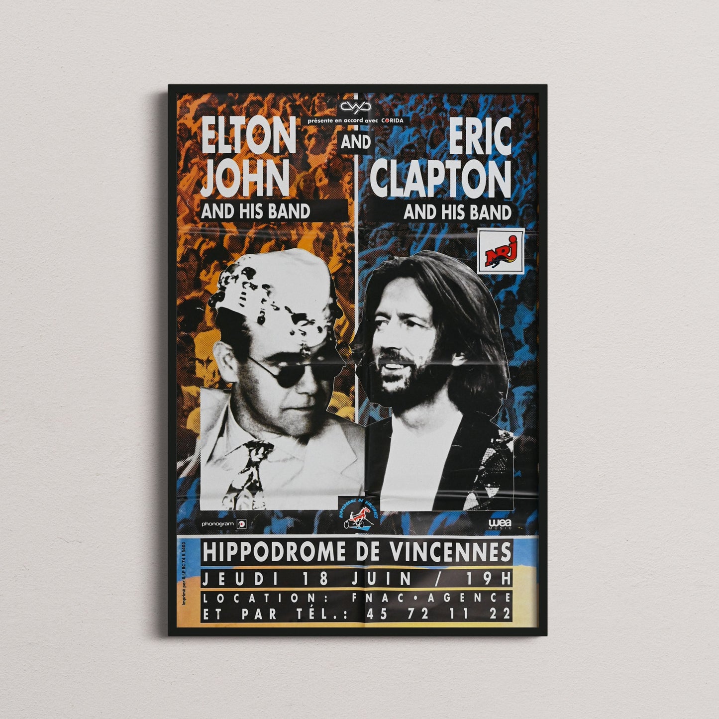 Elton John / Eric Clapton - Hippodrome de Vincennes - 1992