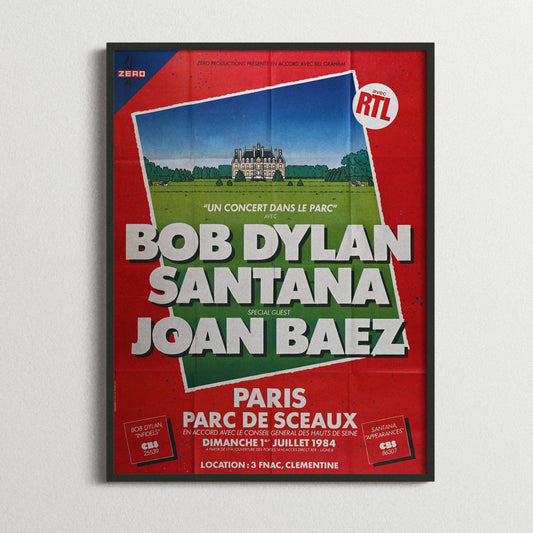 Bob Dylan / Santana - Parc de Sceaux - 1984