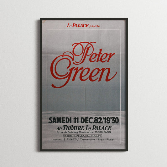 Peter Green - Le Palace - 1982