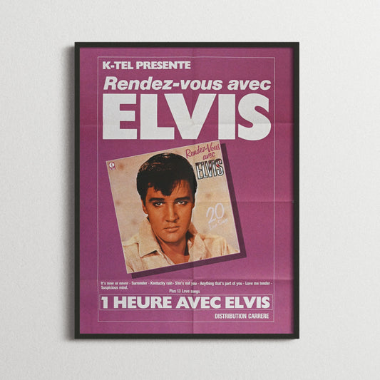 Elvis Presley - "Rendez-Vous Avec Elvis (20 Love Songs") - 1979