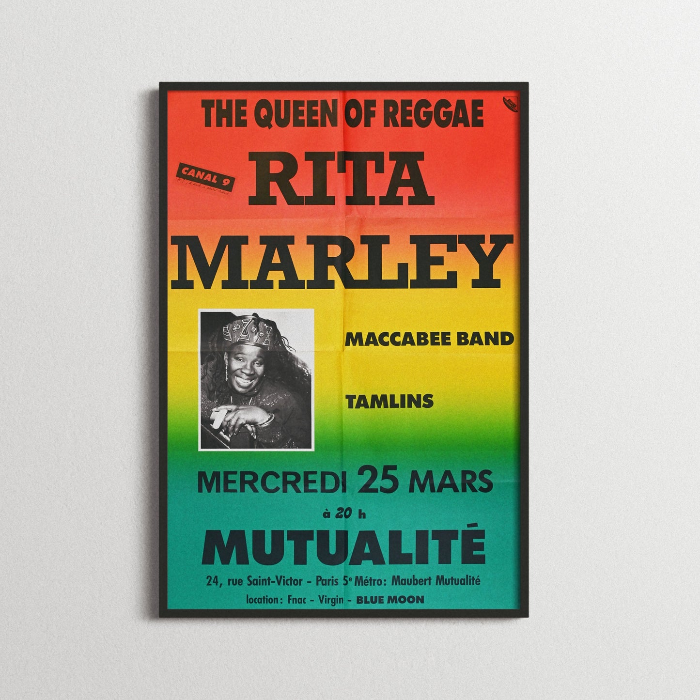 Rita Marley - La Mutualité - 1992