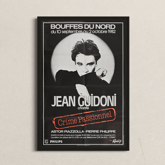 Jean Guidoni - Bouffes du Nord - 1982