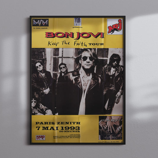 Bon Jovi - "Keep The Faith" Tour , Zénith - 1993