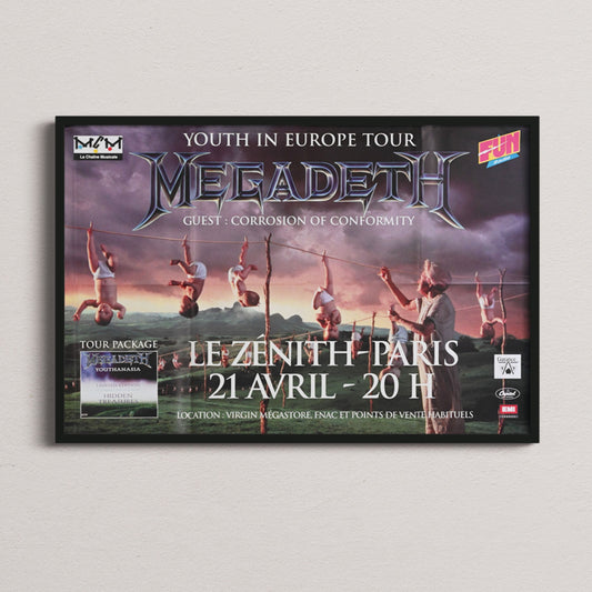 Megadeth - "Youth in Europe" tour - Zénith - 1995