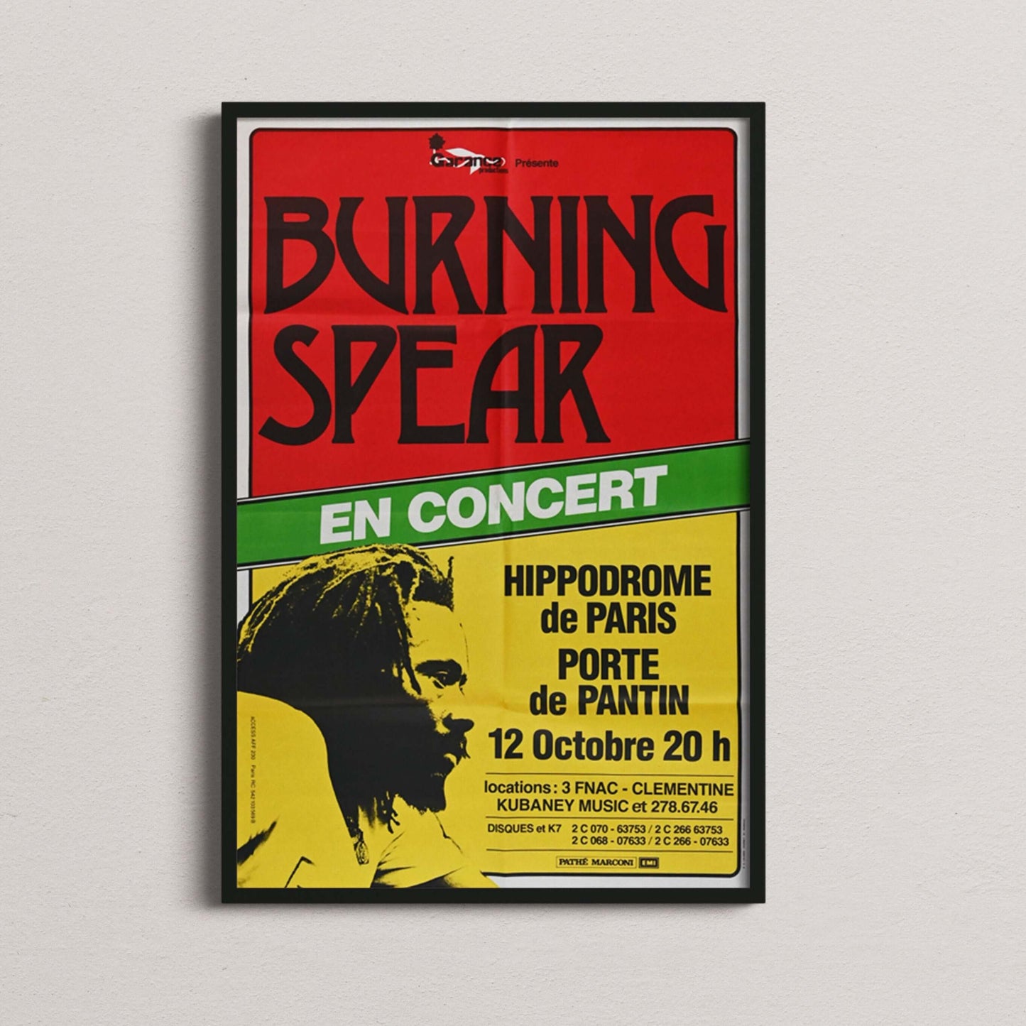 Burning Spear - Hippodrome de Pantin - 1982