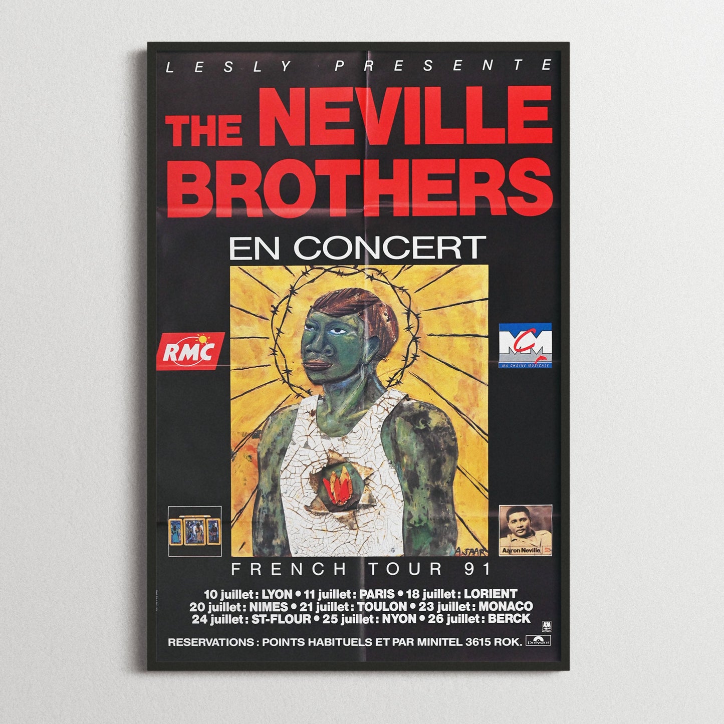 The Neville Brothers - French Tour - 1991